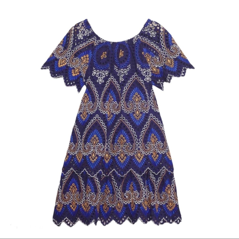 NWOT Anthropologie Nori Eyelet Tunic Dress